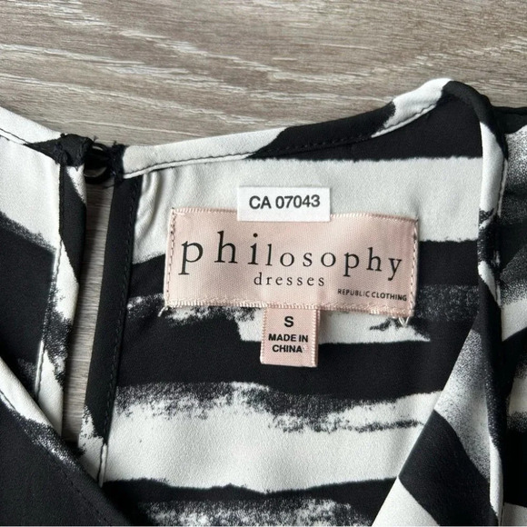 Philosophy Sleeveless High Low Chiffon Dress - Picture 8 of 13